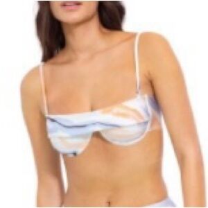 Revel Rey Ezra bikini top celestial multi color size XL